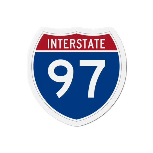 Interstate 97 (U.S. Highways) Refrigerator Magnet 2 Inch - The Sticker Space