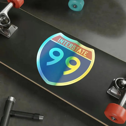 Interstate 99 (U.S. Highways) Holographic STICKER Die-Cut Vinyl Decal - The Sticker Space