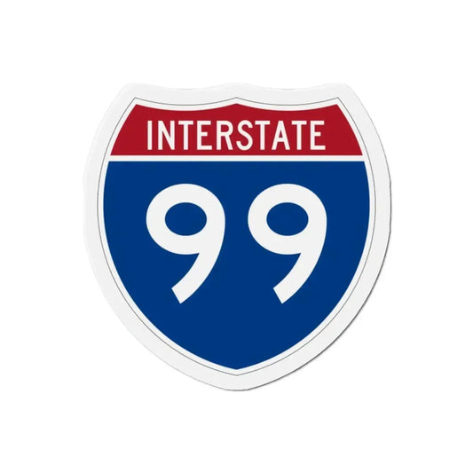 Interstate 99 (U.S. Highways) Refrigerator Magnet 2 Inch - The Sticker Space