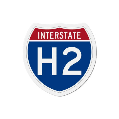 Interstate H2 (U.S. Highways) Refrigerator Magnet 3 Inch - The Sticker Space