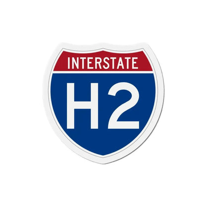 Interstate H2 (U.S. Highways) Refrigerator Magnet 6 Inch - The Sticker Space