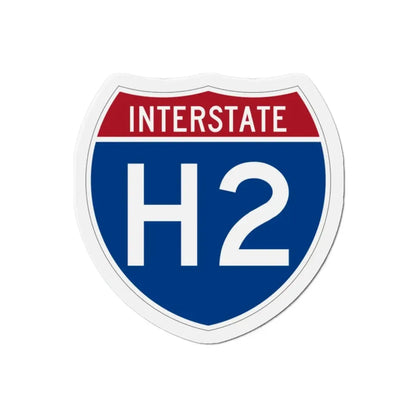 Interstate H2 (U.S. Highways) Refrigerator Magnet - The Sticker Space