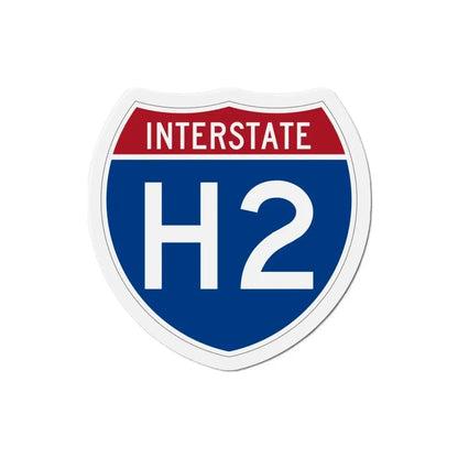 Interstate H2 (U.S. Highways) Refrigerator Magnet - The Sticker Space
