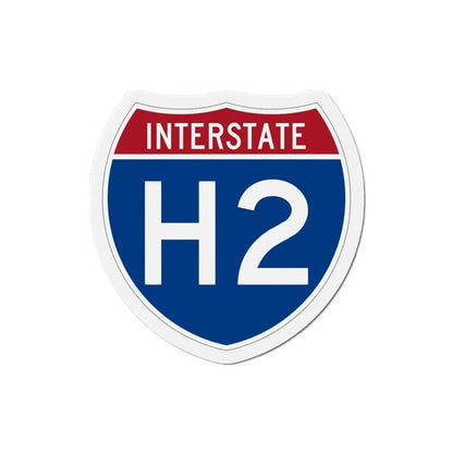 Interstate H2 (U.S. Highways) Refrigerator Magnet - The Sticker Space
