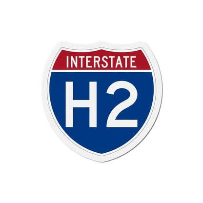 Interstate H2 (U.S. Highways) Refrigerator Magnet - The Sticker Space