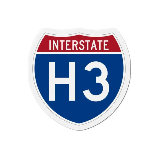 Interstate H3 (U.S. Highways) Refrigerator Magnet 2 Inch - The Sticker Space