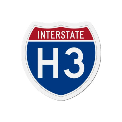 Interstate H3 (U.S. Highways) Refrigerator Magnet 2 Inch - The Sticker Space