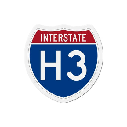 Interstate H3 (U.S. Highways) Refrigerator Magnet 3 Inch - The Sticker Space