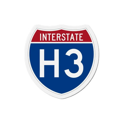 Interstate H3 (U.S. Highways) Refrigerator Magnet 4 Inch - The Sticker Space
