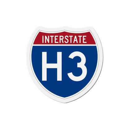 Interstate H3 (U.S. Highways) Refrigerator Magnet 5 Inch - The Sticker Space