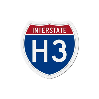 Interstate H3 (U.S. Highways) Refrigerator Magnet 6 Inch - The Sticker Space