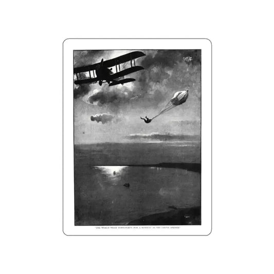 Into the Darkness, St. Nicholas magazine, September 1927 (Magazine Illustration) STICKER Vinyl Die-Cut Decal White Die-Cut 2 Inch - The Sticker Space