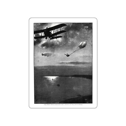 Into the Darkness, St. Nicholas magazine, September 1927 (Magazine Illustration) STICKER Vinyl Die-Cut Decal White Die-Cut 6 Inch - The Sticker Space