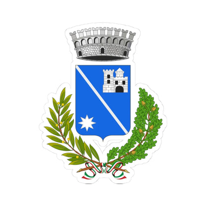 Introd-Stemma (Italy) (Coat of Arms) STICKER Vinyl Kiss-Cut Decal 3 Inch White - The Sticker Space