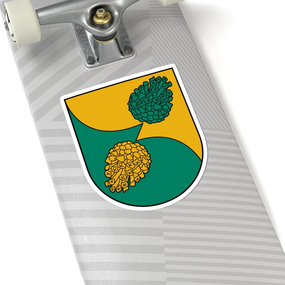 Inčukalna novads COA (Latvia) (Coat of Arms) STICKER Vinyl Kiss-Cut Decal - The Sticker Space