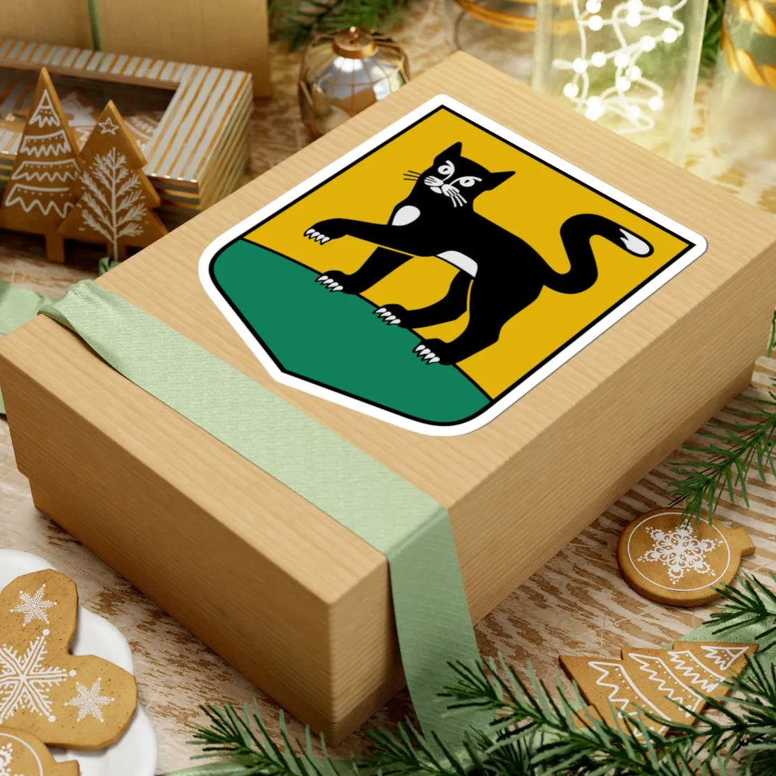 Inčukalna pagasta ģerbonis (Latvia) (Coat of Arms) STICKER Vinyl Kiss-Cut Decal - The Sticker Space