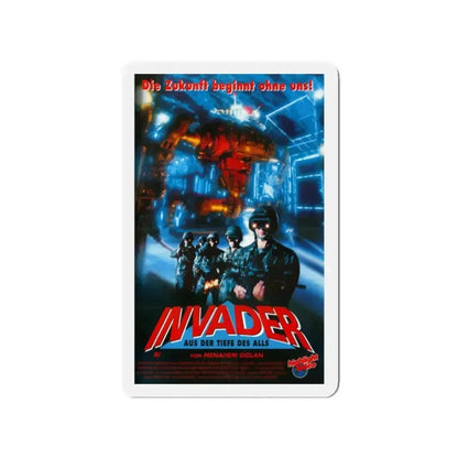 INVADER 1991 Movie Poster - Refrigerator Magnet 2 Inch Die-Cut - The Sticker Space