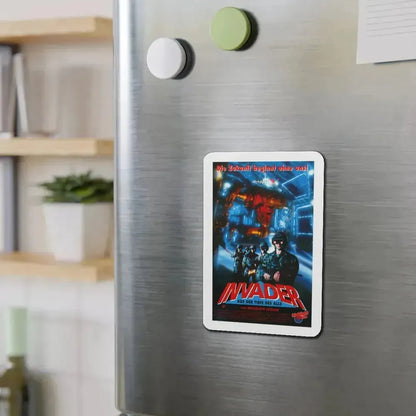 INVADER 1991 Movie Poster - Refrigerator Magnet - The Sticker Space