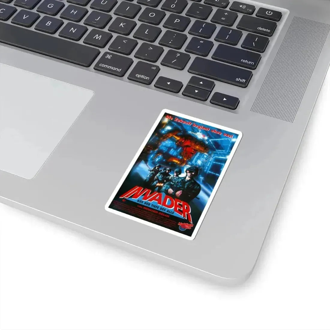 INVADER 1991 Movie Poster - STICKER Vinyl Kiss-Cut Decal - The Sticker Space