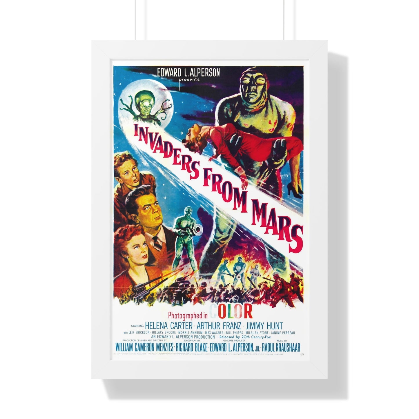 INVADERS FROM MARS 1953 - Framed Movie Poster-16″ x 24″-The Sticker Space