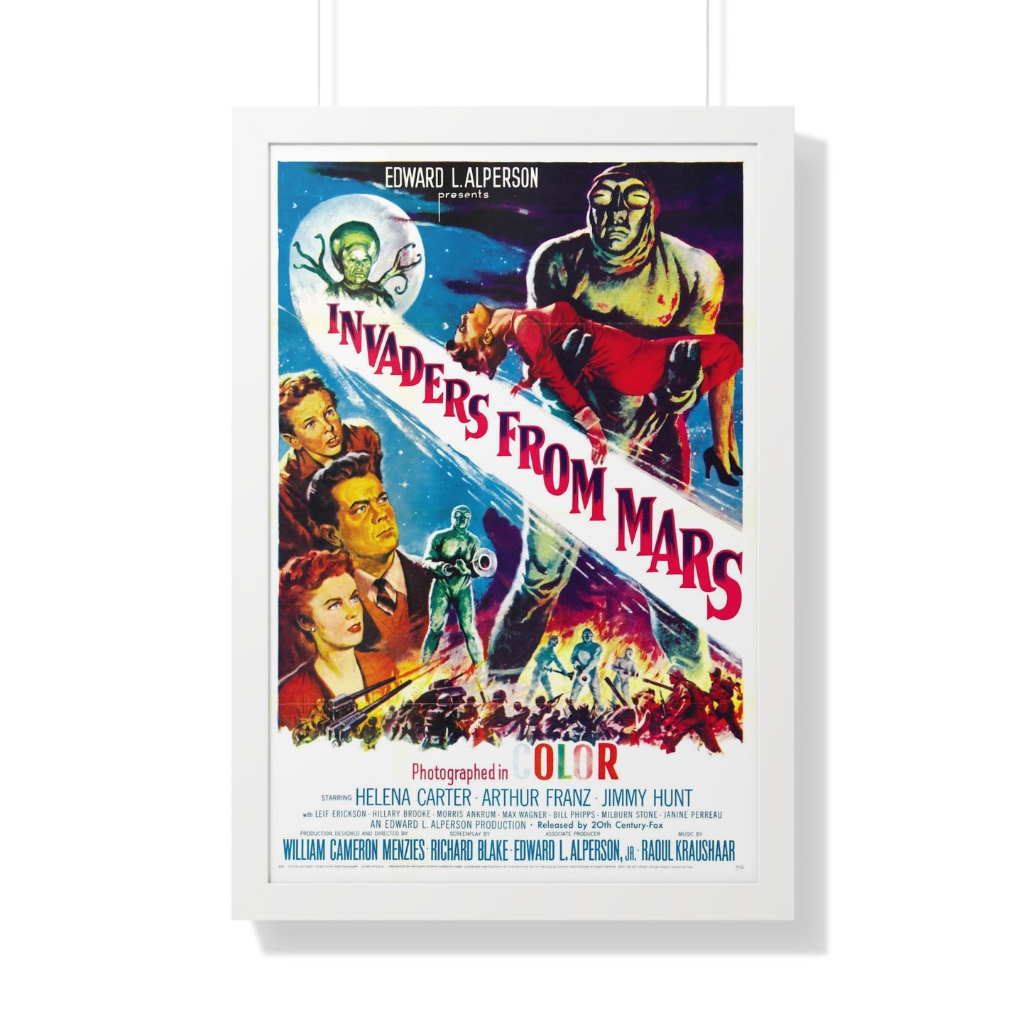 INVADERS FROM MARS 1953 - Framed Movie Poster-20" x 30"-The Sticker Space