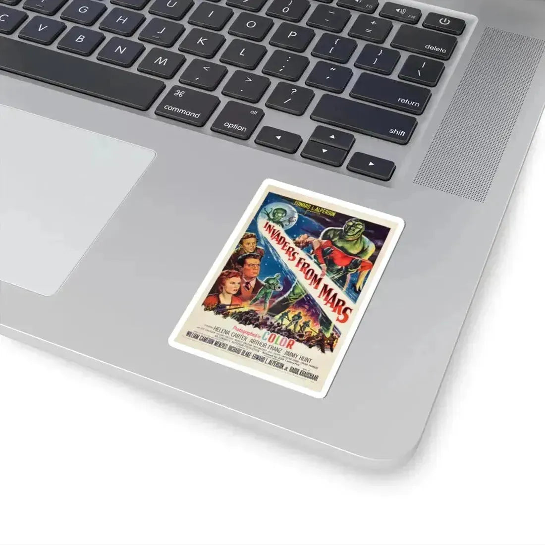 Invaders From Mars 1953 Movie Poster - STICKER Vinyl Kiss-Cut Decal - The Sticker Space