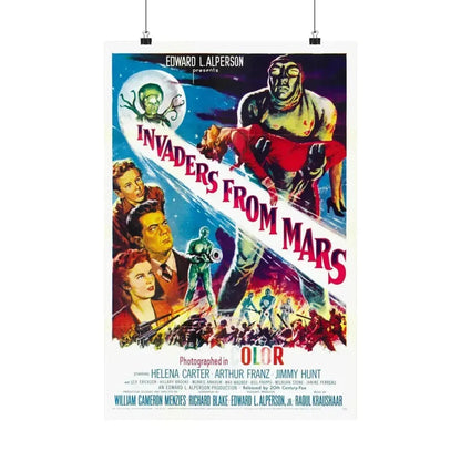 INVADERS FROM MARS 1953 - Paper Movie Poster 16″ x 24″ Matte - The Sticker Space