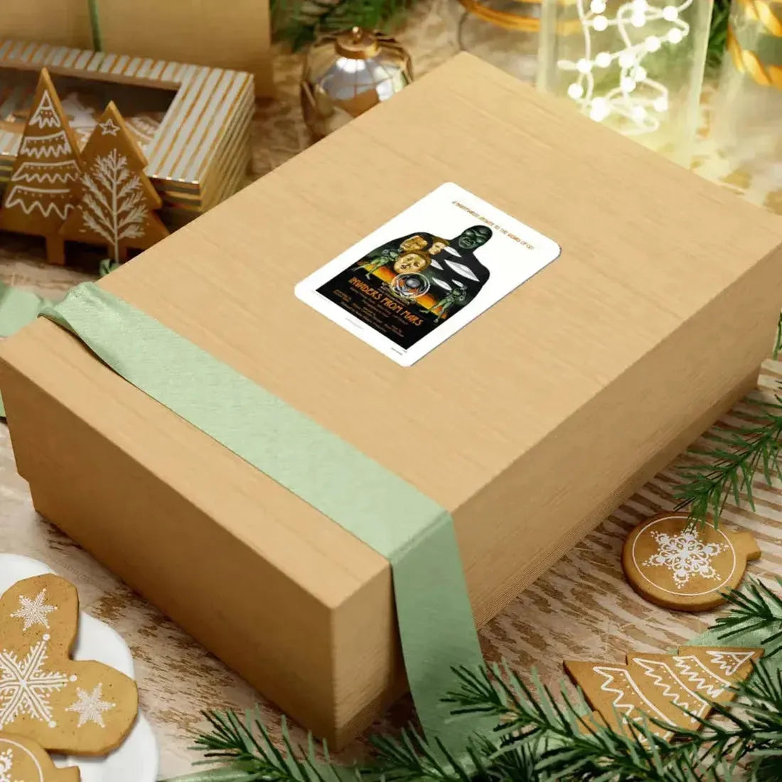 INVADERS FROM MARS (2) 1953 Movie Poster - STICKER Vinyl Kiss-Cut Decal - The Sticker Space