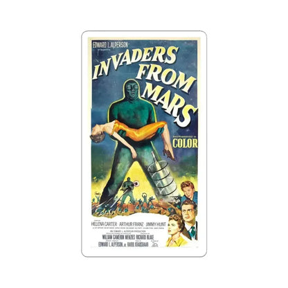 INVADERS FROM MARS (3) 1953 Movie Poster - STICKER Vinyl Kiss-Cut Decal 6 Inch White - The Sticker Space