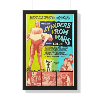 INVADERS FROM MARS (4) 1953 - Framed Movie Poster 20" x 30" Black - The Sticker Space