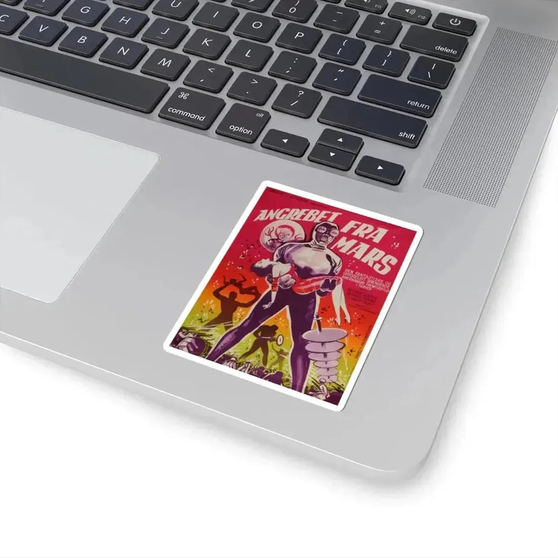 INVADERS FROM MARS (DANISH) 1953 Movie Poster - STICKER Vinyl Kiss-Cut Decal - The Sticker Space