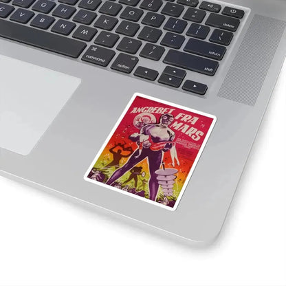 INVADERS FROM MARS (DANISH) 1953 Movie Poster - STICKER Vinyl Kiss-Cut Decal - The Sticker Space