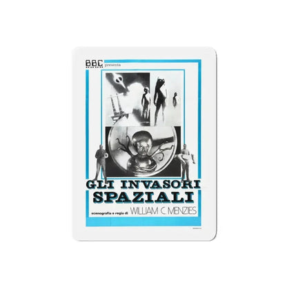 INVADERS FROM MARS (ITALIAN) 1953 Movie Poster - Refrigerator Magnet 5 Inch Die-Cut - The Sticker Space