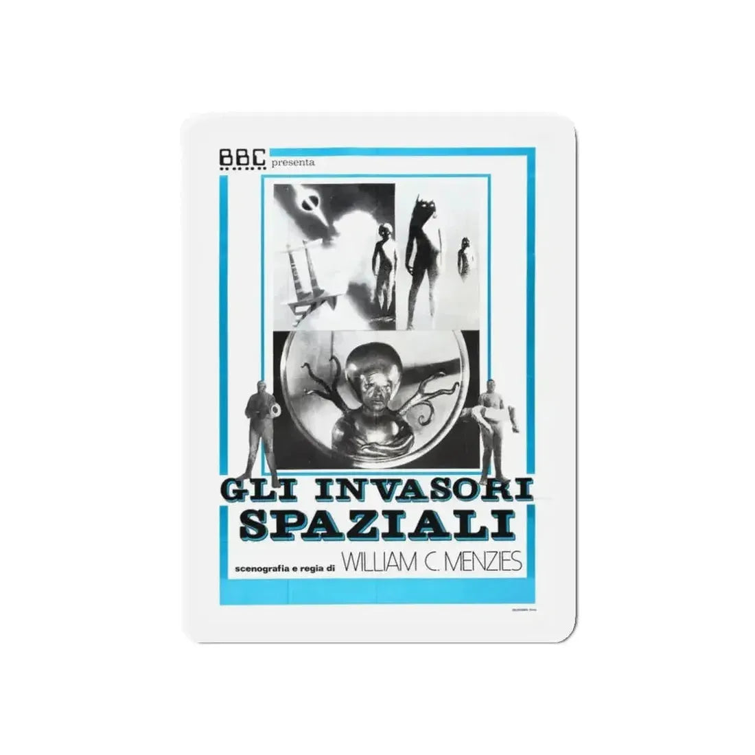 INVADERS FROM MARS (ITALIAN) 1953 Movie Poster - Refrigerator Magnet - The Sticker Space