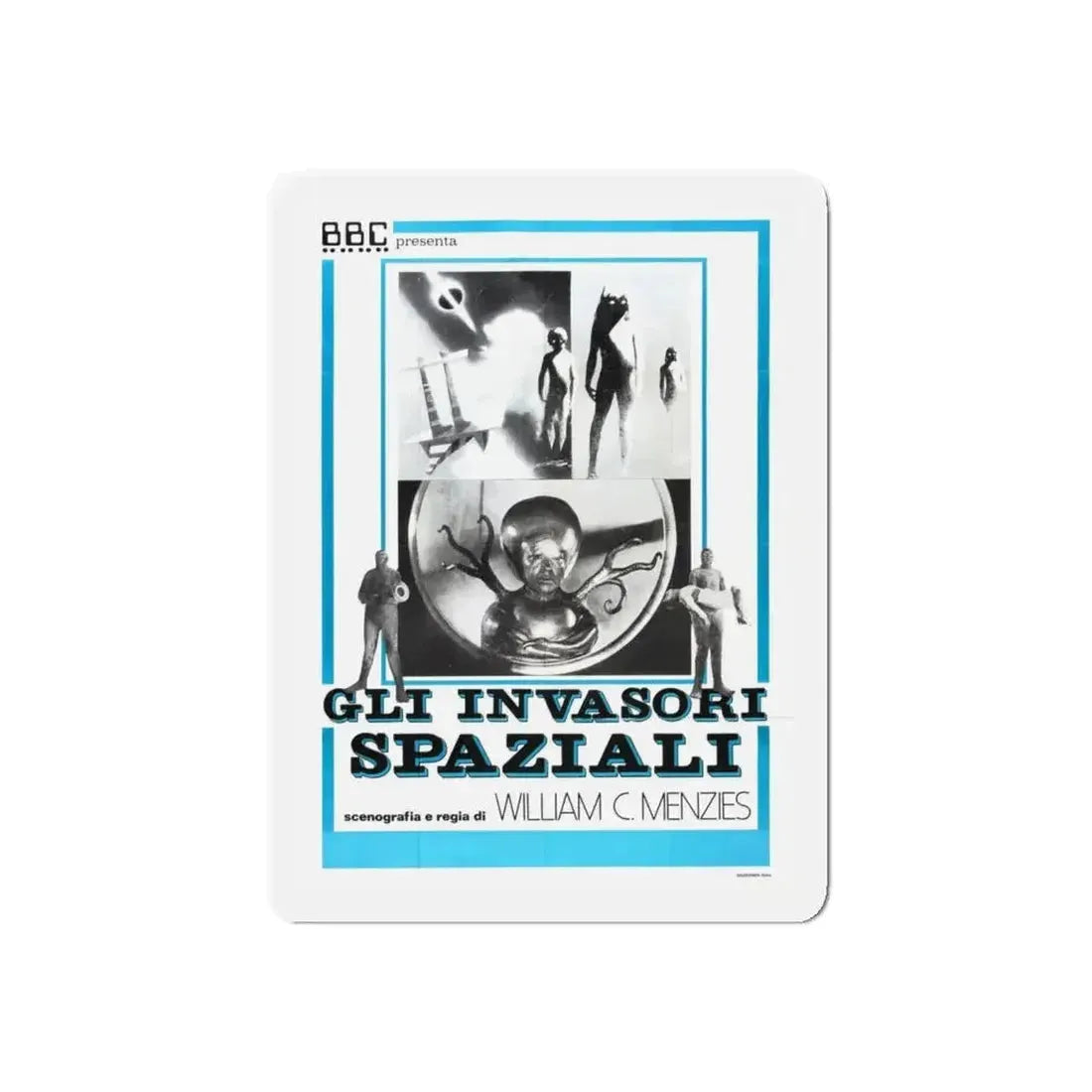 INVADERS FROM MARS (ITALIAN) 1953 Movie Poster - Refrigerator Magnet - The Sticker Space