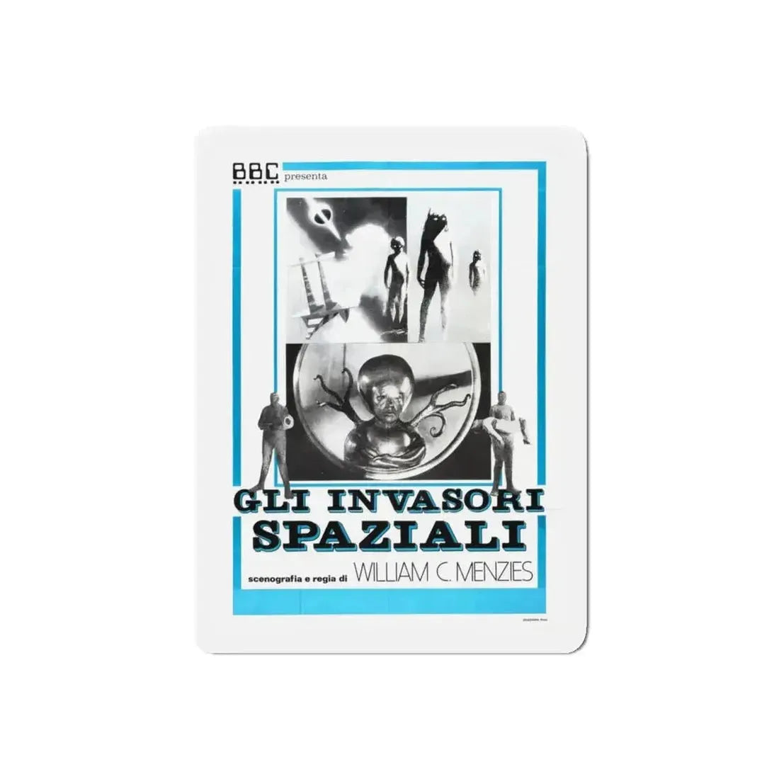 INVADERS FROM MARS (ITALIAN) 1953 Movie Poster - Refrigerator Magnet - The Sticker Space