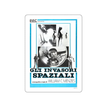 INVADERS FROM MARS (ITALIAN) 1953 Movie Poster STICKER Vinyl Die-Cut Decal 6 Inch - The Sticker Space