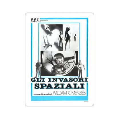 INVADERS FROM MARS (ITALIAN) 1953 Movie Poster - STICKER Vinyl Kiss-Cut Decal 2 Inch White - The Sticker Space