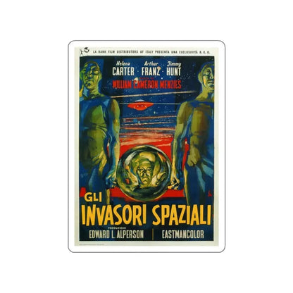 INVADERS FROM MARS (ITALIAN 2) 1953 Movie Poster STICKER Vinyl Die-Cut Decal 5 Inch - The Sticker Space