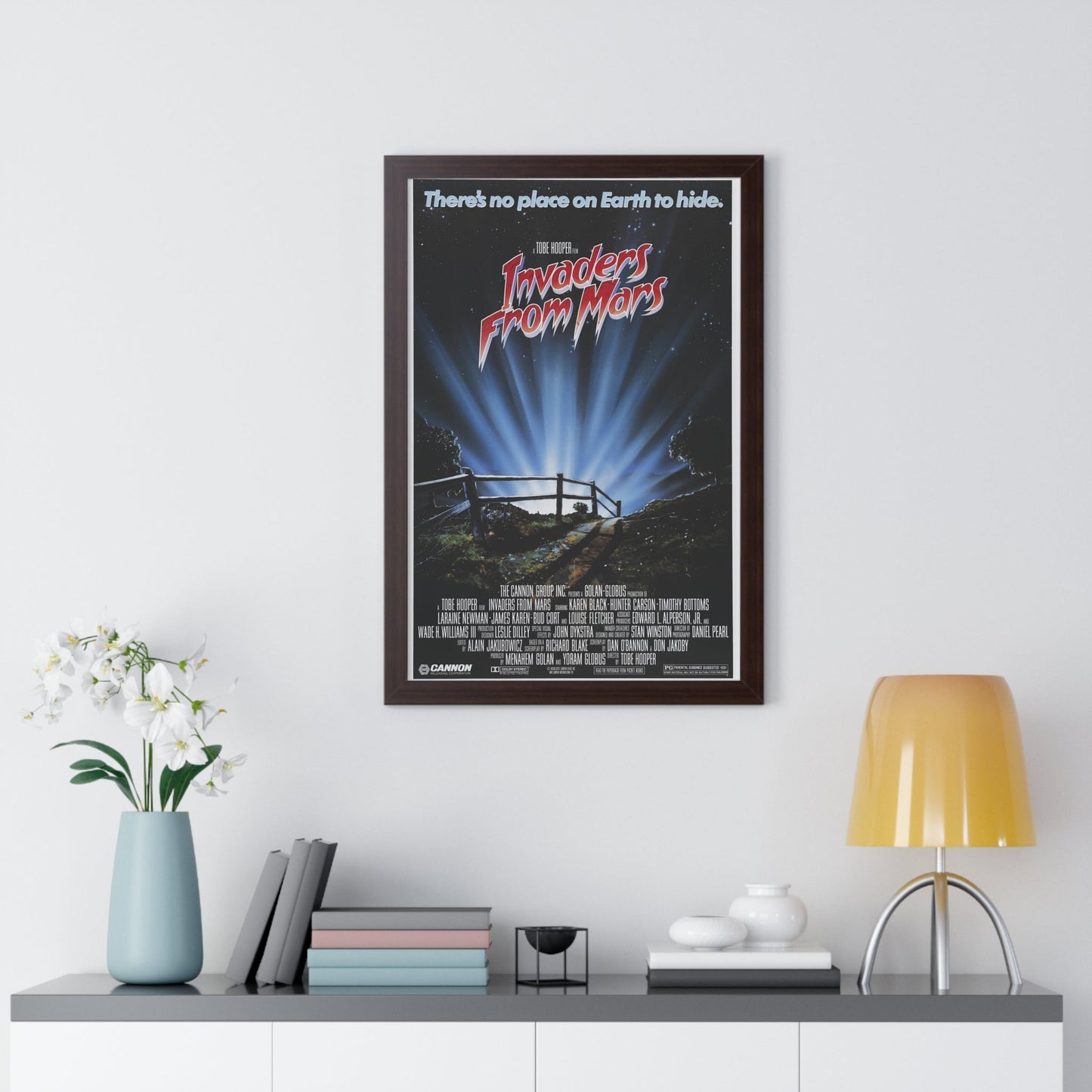 INVADERS FROM MARS (REMAKE) 1986 - Framed Movie Poster-The Sticker Space