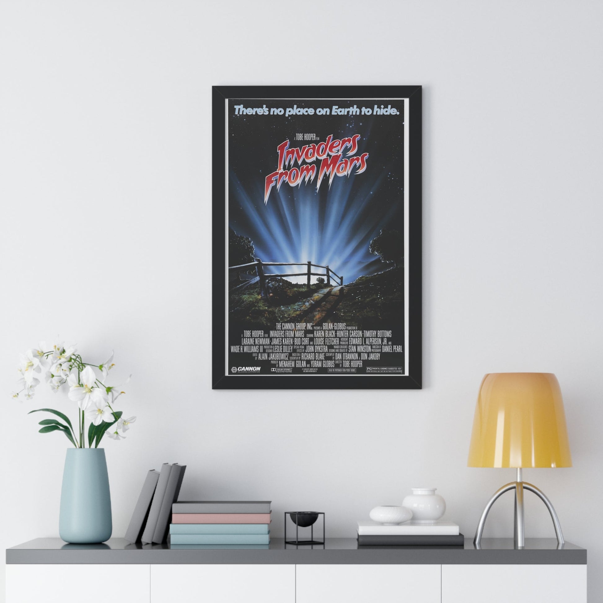 INVADERS FROM MARS (REMAKE) 1986 - Framed Movie Poster-The Sticker Space