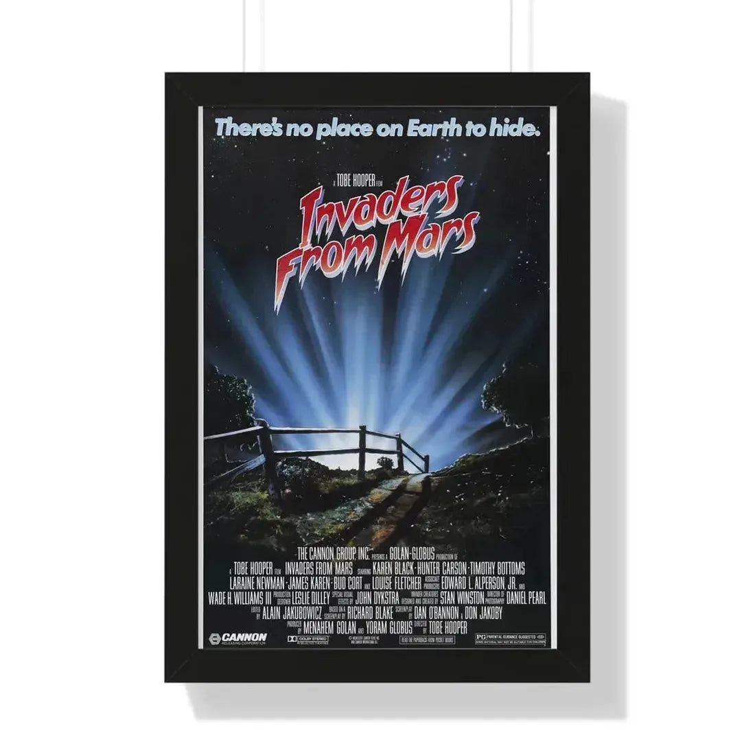 INVADERS FROM MARS (REMAKE) 1986 - Framed Movie Poster - The Sticker Space
