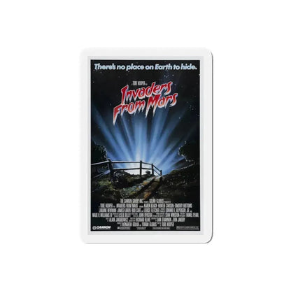 INVADERS FROM MARS (REMAKE) 1986 Movie Poster - Refrigerator Magnet 6 Inch Die-Cut - The Sticker Space