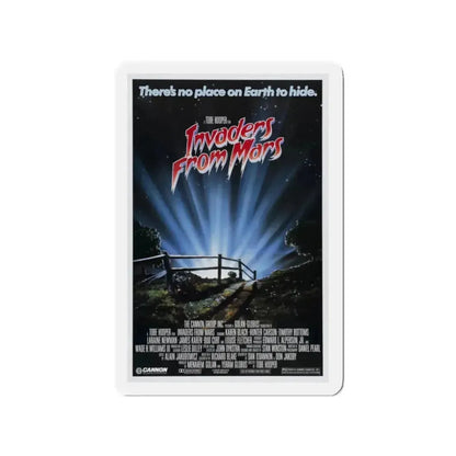 INVADERS FROM MARS (REMAKE) 1986 Movie Poster - Refrigerator Magnet - The Sticker Space