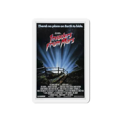 INVADERS FROM MARS (REMAKE) 1986 Movie Poster - Refrigerator Magnet - The Sticker Space