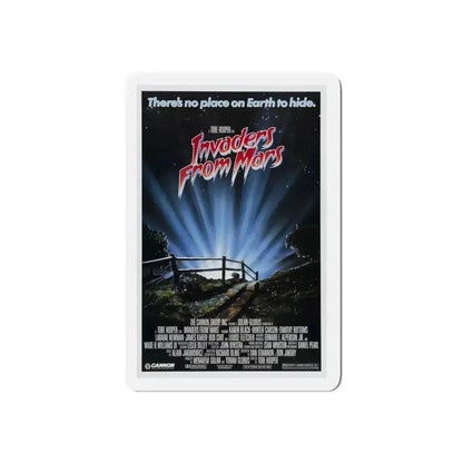 INVADERS FROM MARS (REMAKE) 1986 Movie Poster - Refrigerator Magnet - The Sticker Space