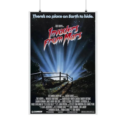 INVADERS FROM MARS (REMAKE) 1986 - Paper Movie Poster 24″ x 36″ Matte - The Sticker Space