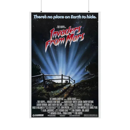 INVADERS FROM MARS (REMAKE) 1986 - Paper Movie Poster 36" x 54" Matte - The Sticker Space
