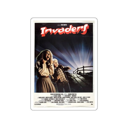 INVADERS FROM MARS (REMAKE FRENCH) 1986 Movie Poster STICKER Vinyl Die-Cut Decal-3 Inch-The Sticker Space