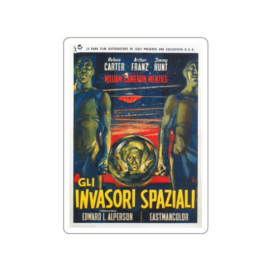 INVADERS FROM MARS (SPANISH) 1953 Movie Poster STICKER Vinyl Die-Cut Decal-2 Inch-The Sticker Space